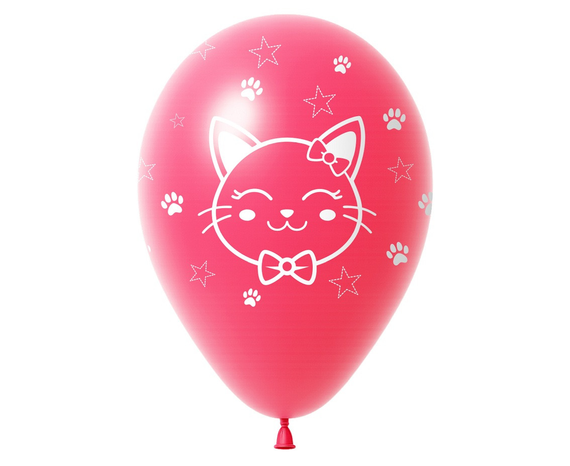 Cats balloon, 12"/ 5 pcs